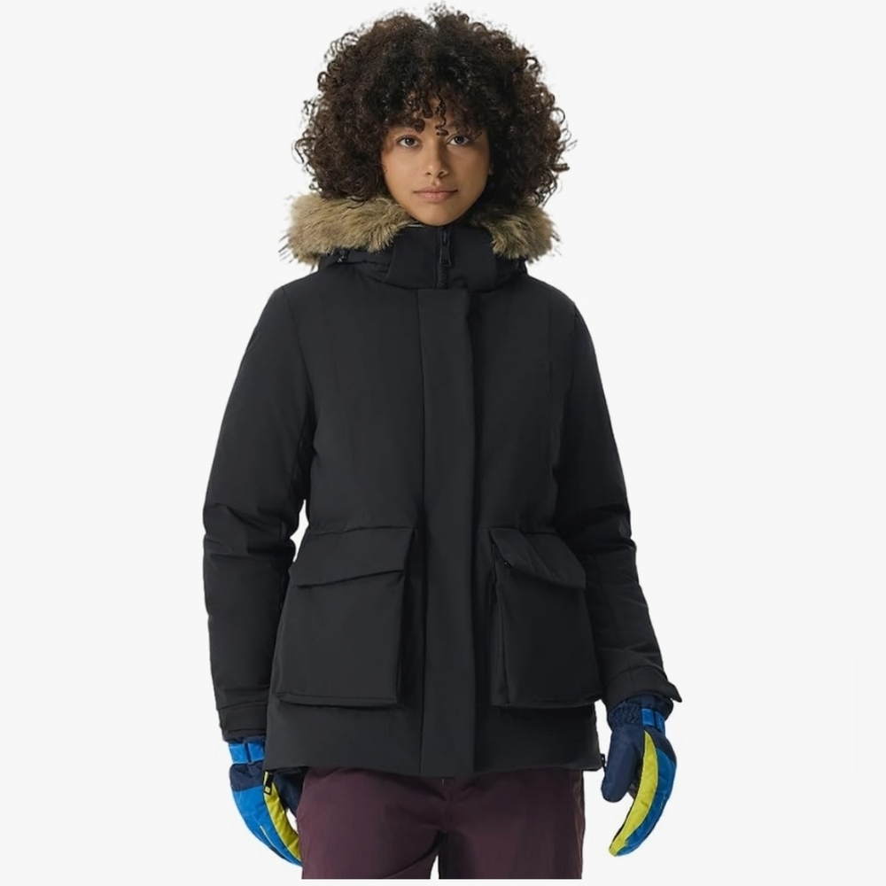 Fitouch Arctic Shield Elite Down Parka, 750+ PF Coat Jacket, Midlength Winter 😀